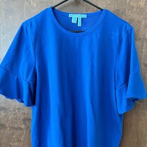 Draper James Ruffle Sleeve Tee